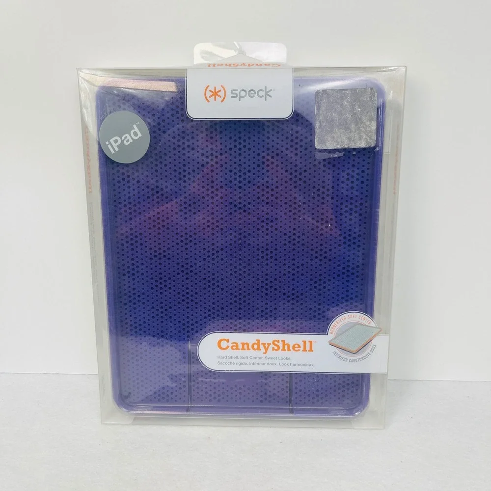 Speck CandyShell iPad Case Purple Hard Shell Soft Center IPAD-CNDY-A15A13